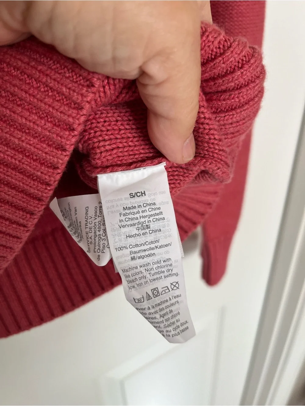 J.CREW SzS Crewneck Cotton Sweater, Coral